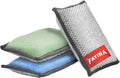 2-Sided Premium Microfiber Dish Sponge and Scrubber 3 Pack Variety - Heavy Duty Scouring Non-Scratch Multi-Surface
