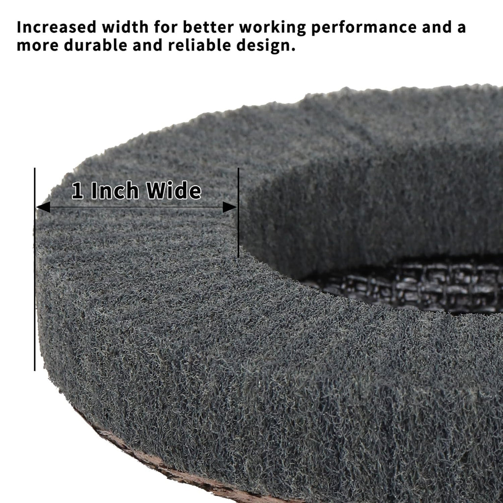 15Pcs 180# 320# 600# Scour Flap Disc 4 1/2 Inch Angle Grinder Attachment for Metal & Wood Scouring Pads Polishing Wheel Sanding Disc Paint Rust Remover