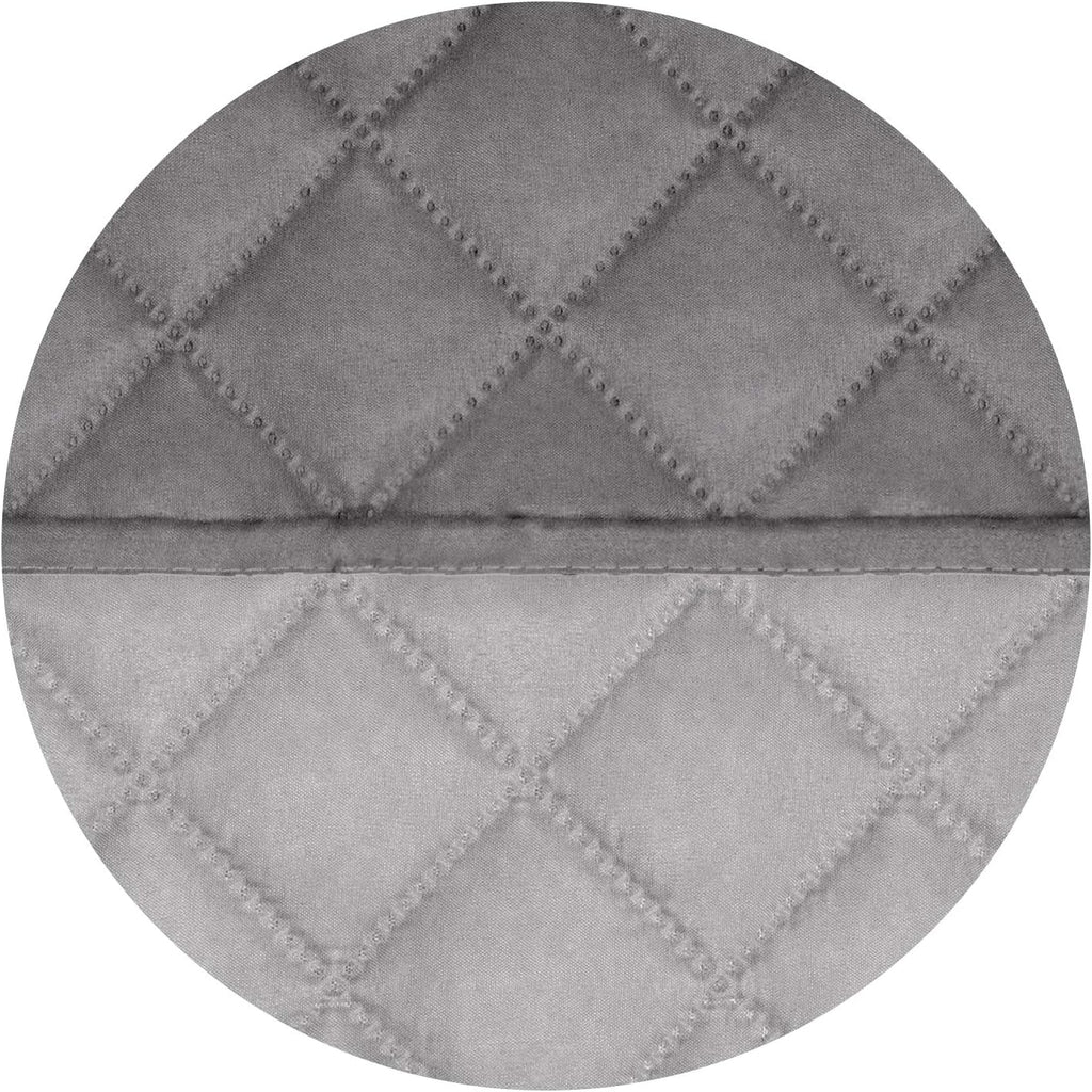 PureFit Reversible Quilted Sofa Cover, Water Resistant Slipcover Furniture Protector, Washable Couch Cover with Non Slip and Elastic Straps for Kids, Dogs, Pets (Small Recliner, Gray/Light Gray)