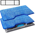 KEEPOW Reusable Mop Replacement Pads Compatible with Shark Vac Mop VM252 VM200 VC205 VM250 VM190 VM200P12, Vacuum Mop Pads Refills for Hardwood Floor with Upgraded Dirt Chamber, Blue, 2+1+1 Pack