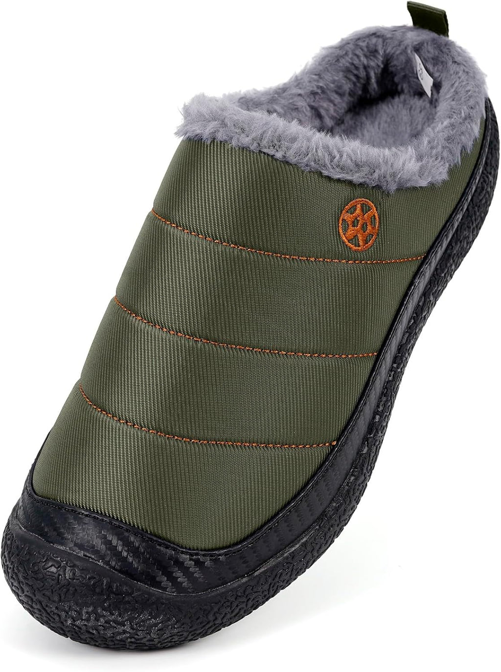 Womens Mens House Slippers Slip on Snow Winter Warm Fully Fur Lined Slippers Indoor Outdoor Shoes