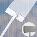 Window Screen Cleaner 2 in 1，mesh Screen Cleaner Brush Washing Equipment，Cleaning Tools for Porch Screens and Pet Hair Cleaner ，Wet and Dry Dual-Use Window Sill Cleaner Tool