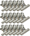 18 Pack Stainless Steel Chip Bag Clips Heavy Duty Food Bags Clamp Clips for Kitchen Office School (3In)