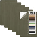 Canvas Repair Patch 5.5 x 8 Inches 6Pcs Self-Adhesive Waterproof Canvas Patch Kit for Repairing Tents,Sofas,Boat Covers,Camping Chair,Awnings,Car Seats.（Army Green）
