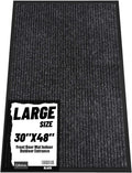 Front Door Mat Indoor Outdoor Entrance, 30" x 48" Dirt Resistant and Absorbent Door Mat, TPR Backing Non-Slip Doormats, Easy to Clean, Low Profile Welcome Floor Mat for Outside Entry