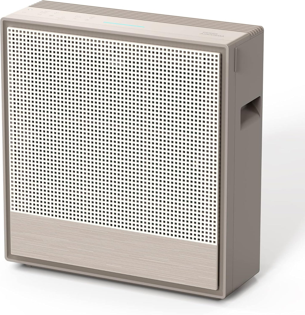 COWAY Air Purifiers for Home Large Room Up to 1,860 ft², Washable Pre-Filter and True HEPA Filter for Smoke, Allergies, Pet Dander, Odor, AQI, Smart & Rapid Mode, Timer, 3yr Warranty, 250