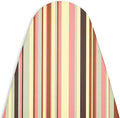 Encasa XO Ironing Board Cover and Pad - Thick 4mm Felt, Heat & Scorch-Resistant, Fits Medium Boards 42"x14", Elastic Bungee Cord Tightening, Easy Fit, Stain-Safe Dye, Multistripe
