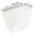 Turkish Exfoliating Gloves – Face & Body Exfoliation Mitts - Bath Hammam Spa Exfoliator Kese Glove - Body Scrub Glove to Remove Dead Skin – Brighten & Soften Skin – 4Pcs (White & Black)