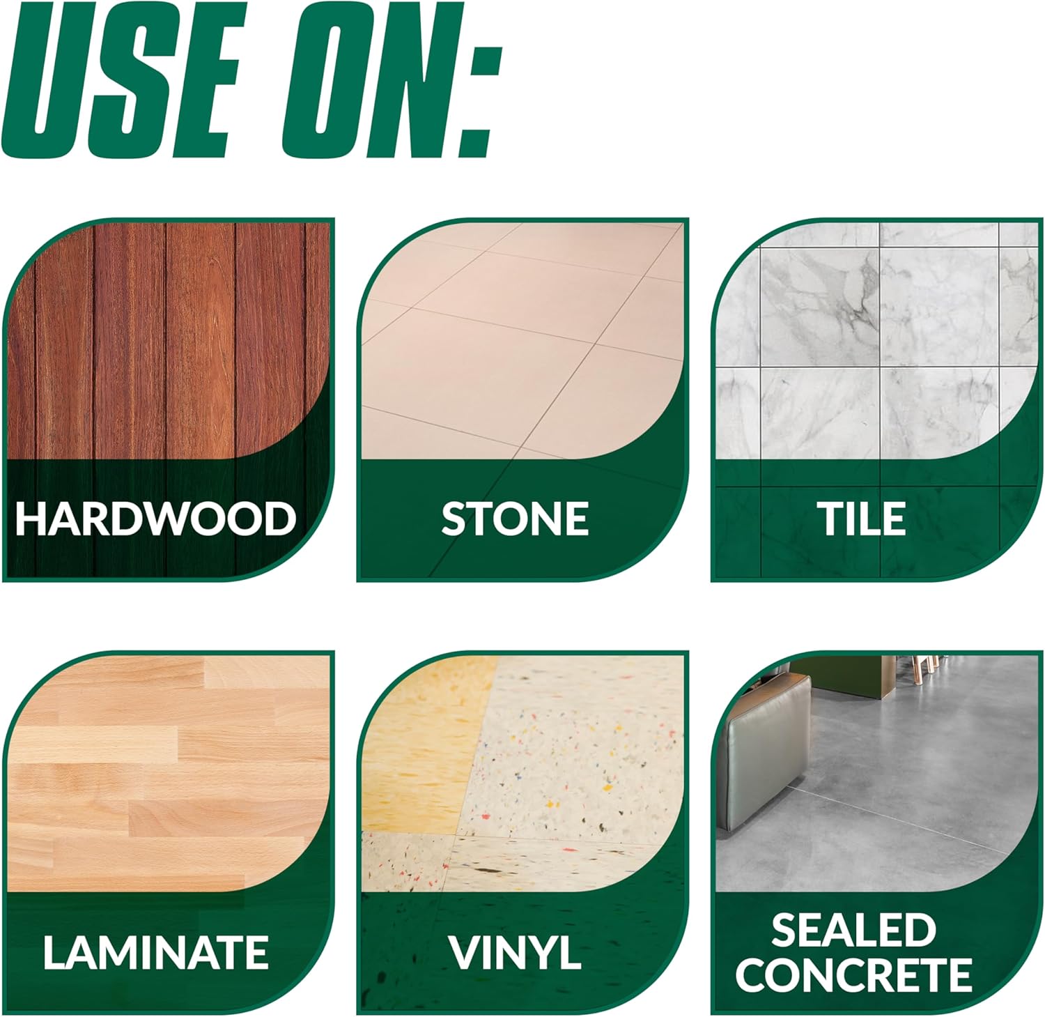 Simple Green Multi-Surface Floor Care - Cleans Hardwood, Vinyl, Laminate, Tile, Concrete and Other Wood - pH Neutral Floor Cleaner 32oz