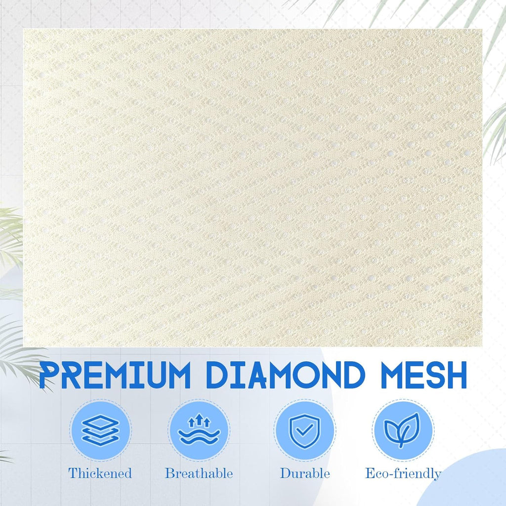 6 Pack 24 x 36 Inches Colorful Mesh Laundry Bag with Handles Machine Washable Secure Drawstring Closure Large Sturdy Mesh Net Laundry for College Travel Dorm Laundromat