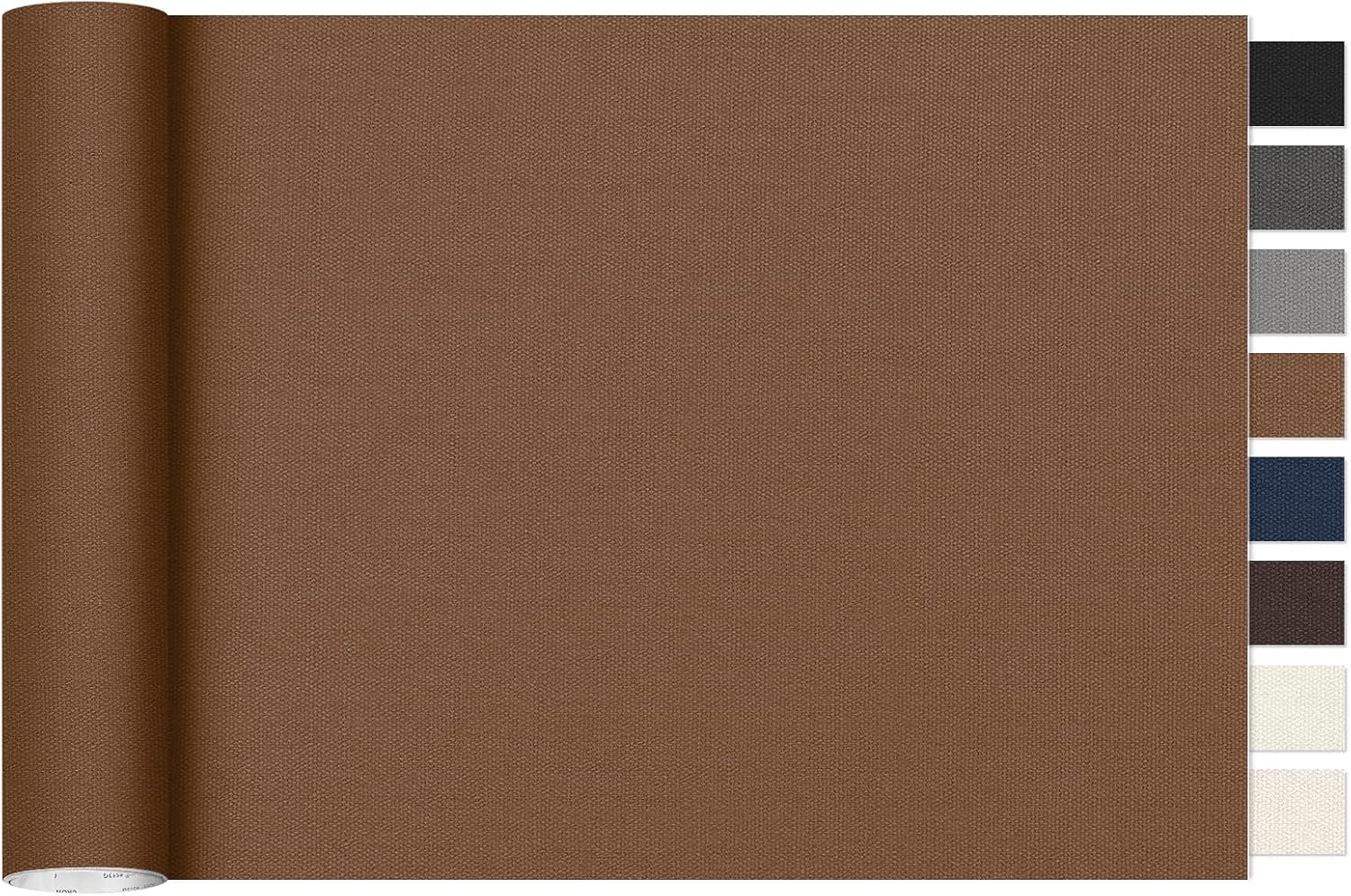 Oversized Canvas Patch 16 "x31, Self-Adhesive Waterproof Canvas Patch Set for Repairing Tents, Couch, Boat Covers, Camping Chairs, Awnings, Car Seats.(Brown)