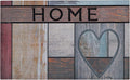 CHICHIC Welcome Door Mat 18x 30 Inch Front Doormat Outdoors for Home Entrance Outdoors Mat for Outside Entry Way Doormat Entry Rugs, Heavy Duty Non Slip Rubber Back Low Profile, Heart