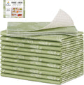 Cooyes Large Refrigerator Liners for Shelves, 12 Pack, 17.7" × 36", Fridge Drawer & Shelf Liners for Kitchen Cabinets Non-Adhesive, Breathable Cloth Material, Keep Produce Fresh Longer, Sage Green