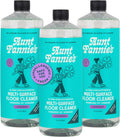 Aunt Fannie's Ultra Concentrated Floor Cleaner Vinegar Wash, Multi-Surface Solution For Mopping, Makes 16 Gallons, Lavender Scent, 32 oz. (Pack of 3)