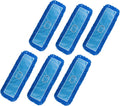 Matthew 24'' Microfiber Loop Dust Mop Washable Commercial&Residential Heavy Duty Mop Head Replacement Premium Absorbent Industrial Dust Mop Refill Pads for Hardwood, Office,Garage and Hotel -6Pack