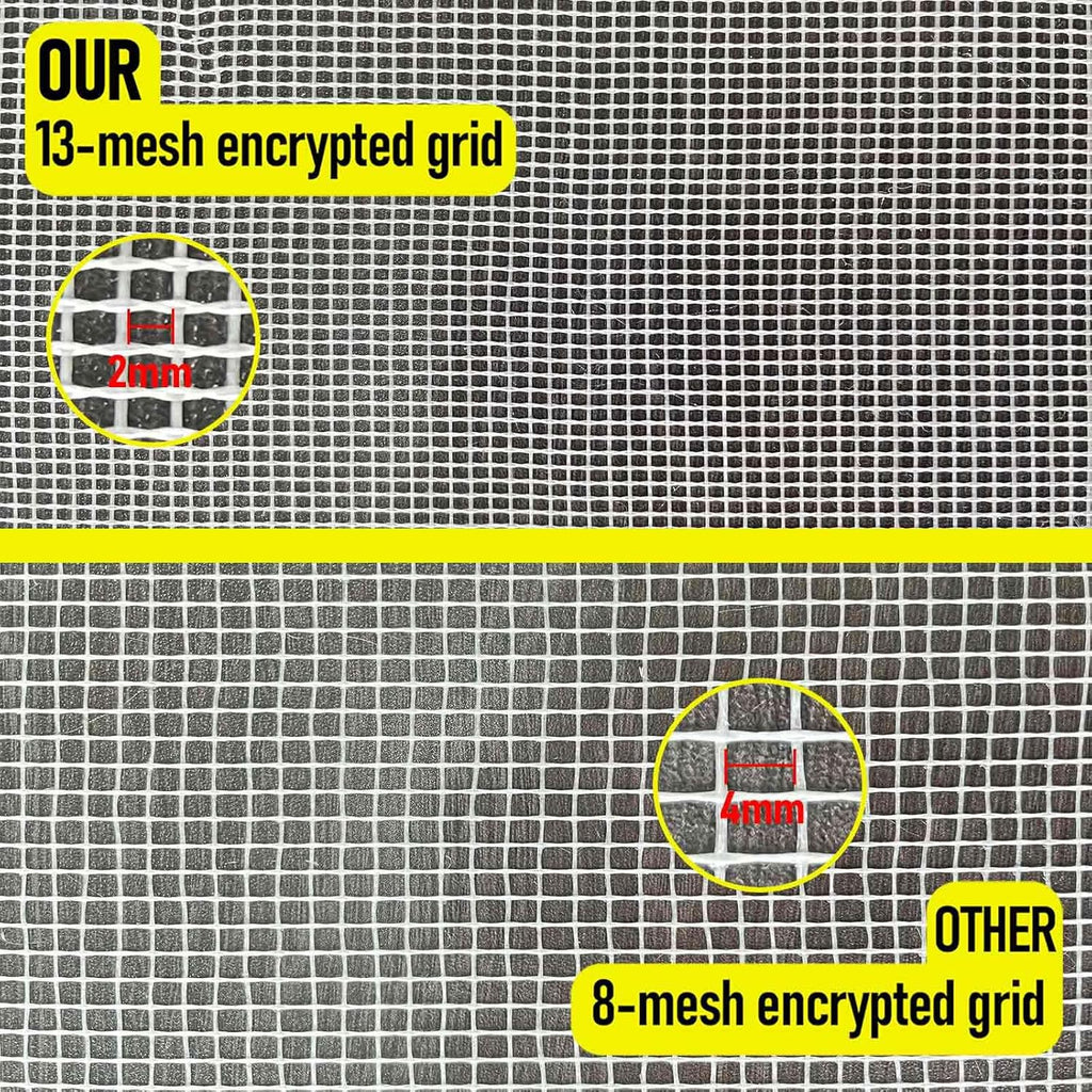 8" 100 Feet Drywall Joint Tape, Self-Adhesive Encrypted Fiberglass Drywall Repair Mesh Tape for Wall Cracks and Seam Patch