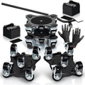 Furniture Movers with Wheels - Set of 4 Heavy Duty Furniture Lifter Tool with 2000 lbs Load Capacity, Easy Sliders Dolly for Moving Appliances, Sofa, Cabinet, and Piano etc (6.3×6.3IN)
