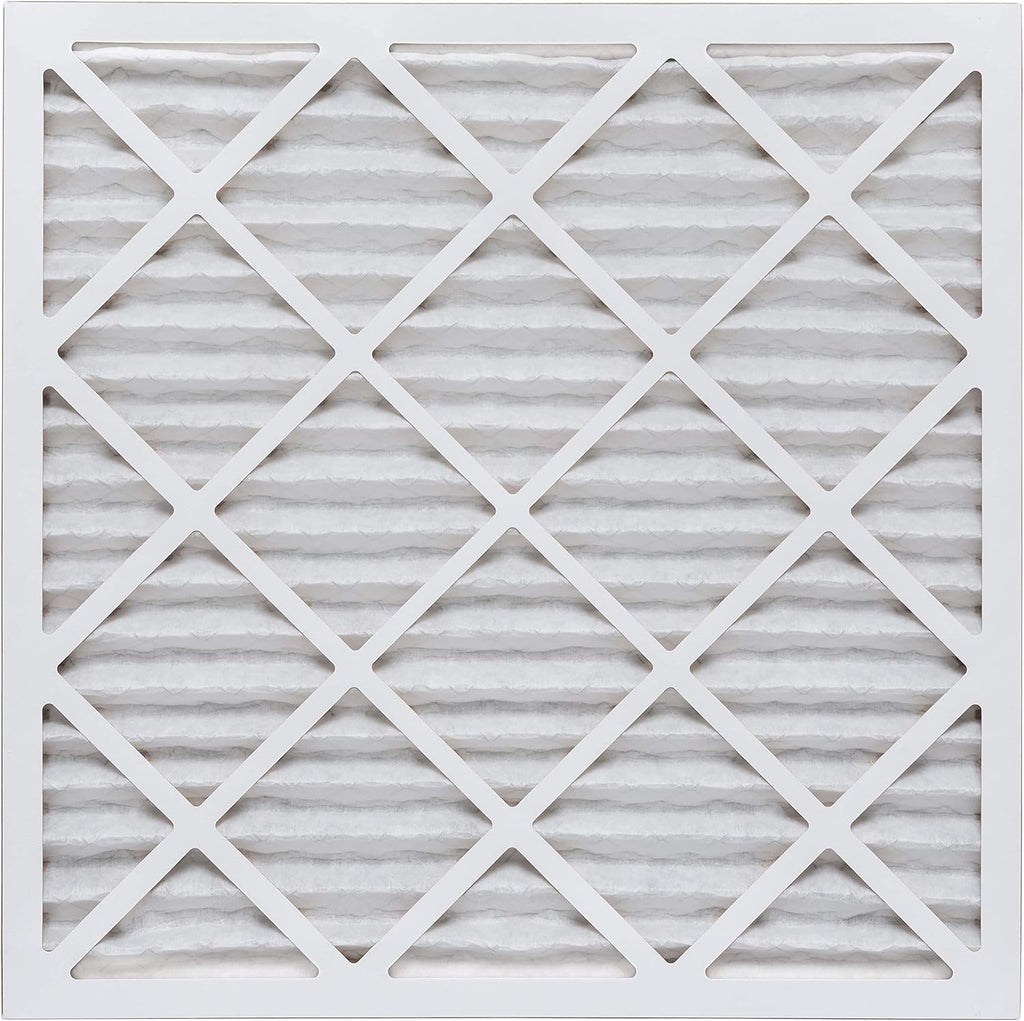 Aerostar 25x25x1 MERV 13, Pleated Air Filter, 24 1/2" x 24 1/2" x 3/4", Box of 6, Made in the USA