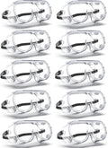 Anti-Fog Indirectly Vented Lab Safety Goggles Over Glasses