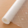 INNOLITES Shelf Liners for Kitchen Cabinets, Non Adhesive Drawer Cabinet Liner, Waterproof Oil-Proof Non-Slip Shelf Liner for Kitchen Pantry Refrigerator 17.7" x 197"