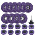 21 Pack Paint Strip Discs for Angle Grinder, 4-1/2'' x 7/8'' & 2" Rust Remover Wheel, Comprehensive Paint Stripper Disc Kit for Cleaning and Removing Paint, Welds, Oxidation