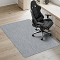 Kuyal Office Chair Mat for Hardwood Floor, 36" x 48" Heavy Duty Desk Chair Mat for Office & Home, Anti Slip, Non-Curve Computer Chair Protector Mat, Light Gray