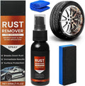 Rust Remover Spray for Metal - 2025 Upgrade Heavy Duty Metal Cleaner for Vehicles, Tools, Chains, Iron Out Rust Stain Remover, Multi-Surface Cleaner, Fast-Acting Oxidation Remover