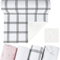 Non-Adhesive Shelf and Drawer Liner for Kitchen Cabinets, 12 in x 10FT Strong Non-Slip Cabinet Liners for Shelves, Refrigerator, Pantry Storage, Bathroom Closet, Easy to Clean, Stripes