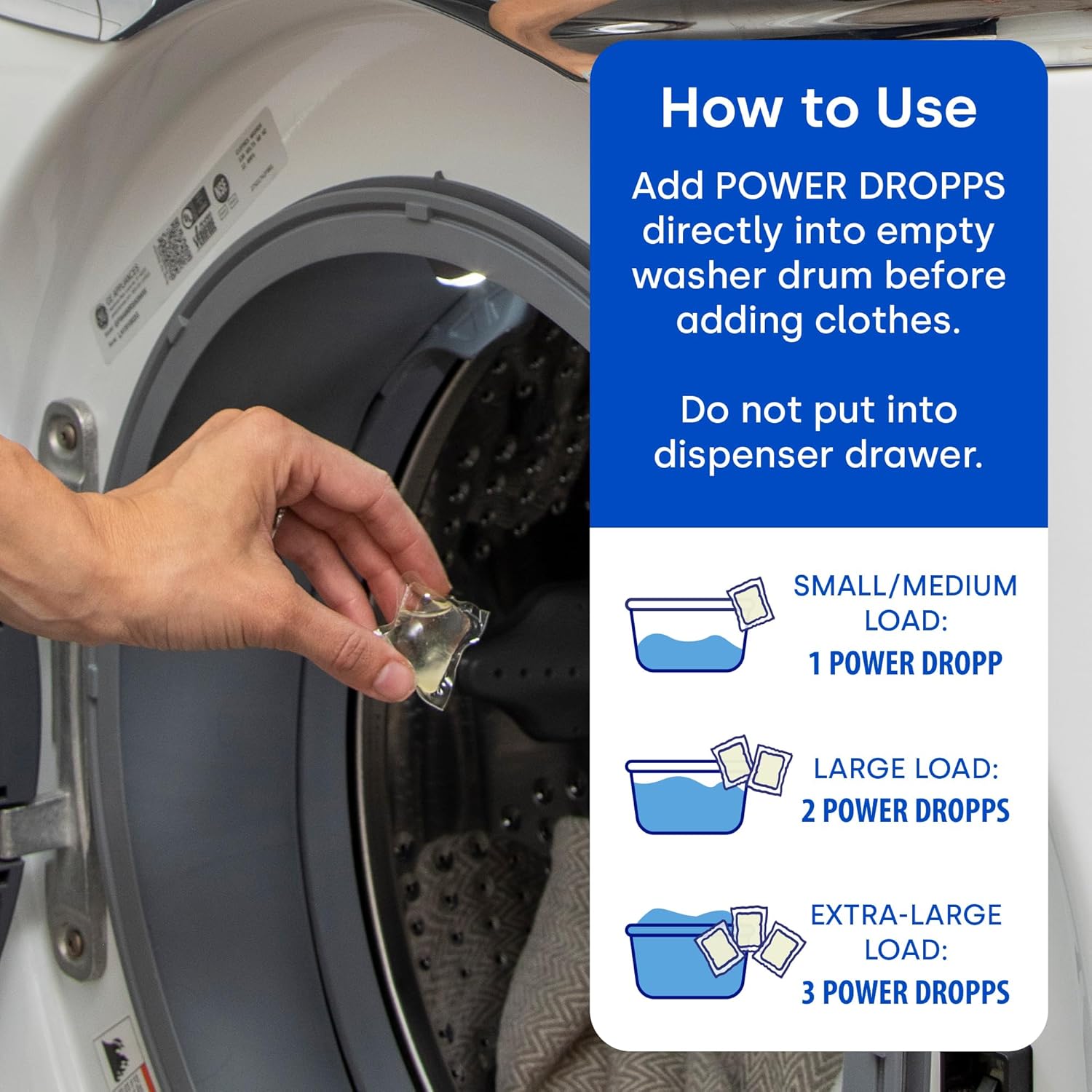Dropps Sensitive Skin Laundry Detergent Pods, Unscented (160 Count) - Dermatologist Tested Laundry Pods - HE Compatible Laundry Supplies for Clean Clothes, Vegan & Dye-Free