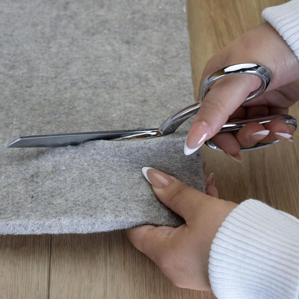 RUGPADUSA - Eco-Plush - 7'x10' - 1/2" Thick - 100% Felt - Luxurious Cushioned Rug Pad - Available in 3 Thicknesses, Many Custom Sizes