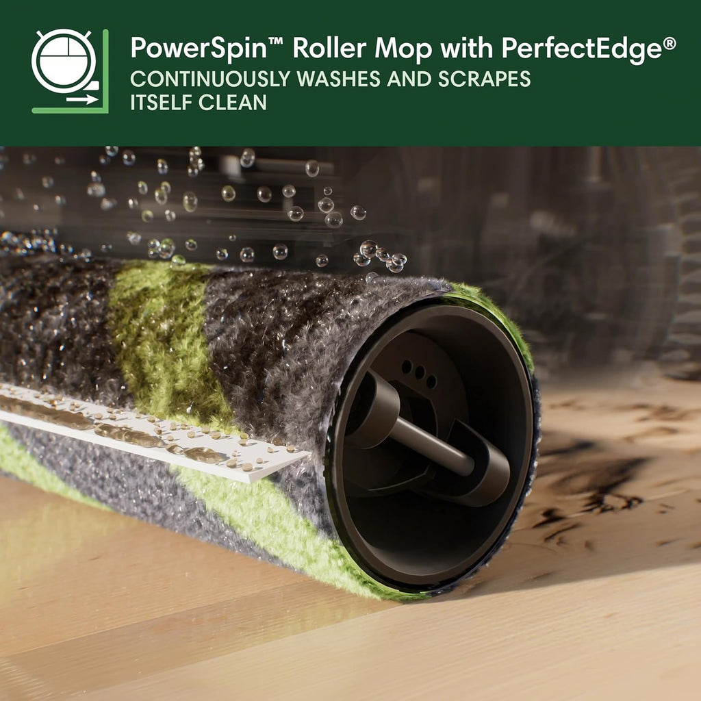 iRobot Roomba Max 705 Combo Robot Vacuum & Mop + AutoWash Dock – Extending Self-Cleaning Roller Mop, Retractable Mop Cover, Dual Brushes, Self-Empties, Heat-Washes & Dries, Avoids Obstacles, LiDAR