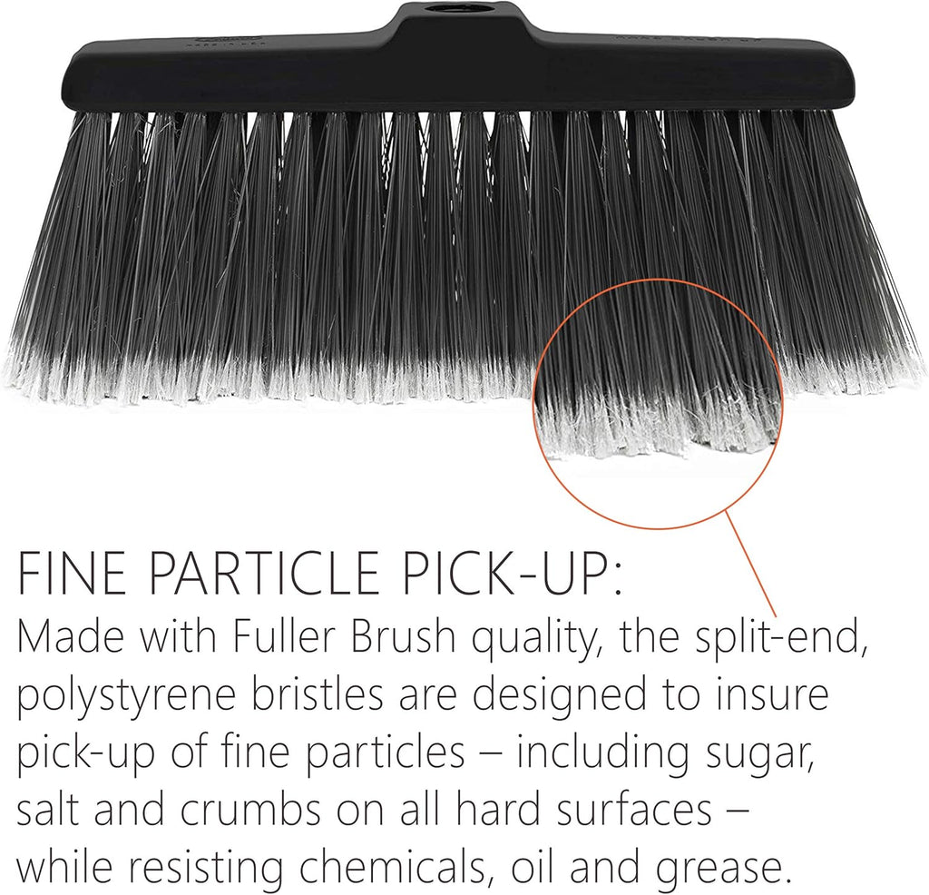 Black Kitchen Broom with Adjustable Handle