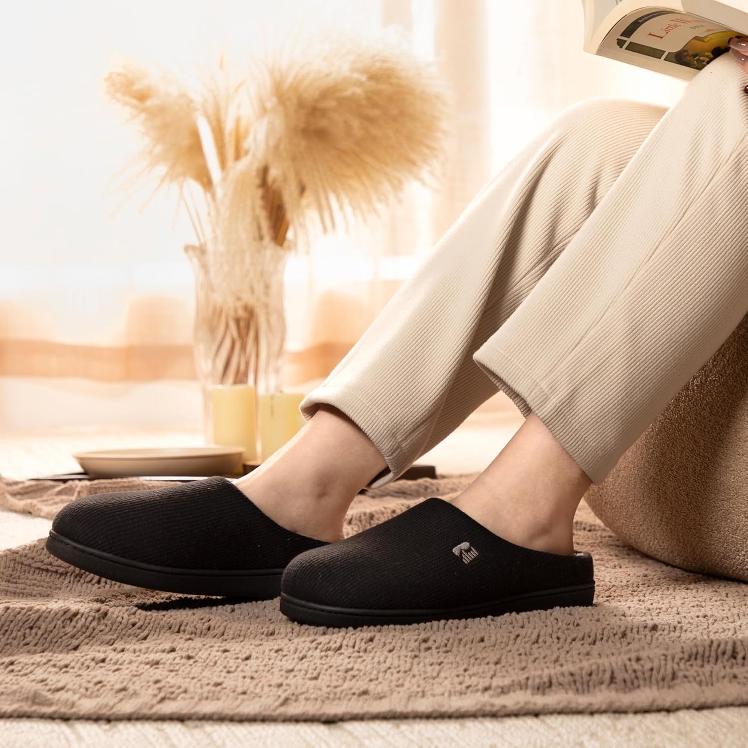 RockDove Women's Original Two-Tone Memory Foam Slipper