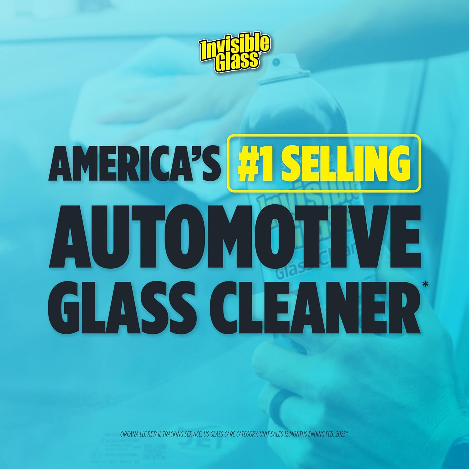 Invisible Glass 92163-4PK Premium Glass and Window Cleaner for Auto and Home Cleans Glass, Windows, Windshields, and More, Streak-Free, Ammonia-Free, Tint-Safe, 16 fl oz (Pack of 4)