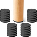CHUNZEXI Non Slip Furniture Pads - 24 Premium Furniture Grippers Self Adhesive Rubber Furniture Feet, Anti Slide Furniture Hardwood Floor Protector for Keep Couch Stoppers (1 inch Round)