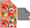 Microfiber Hand Towel & Washcloth Set of 2 - Double-Sided, Waffle Weave, Super Absorbent, Lint-Free, Fast Drying - Pia & Fonnie Pattern for Bathroom, Kitchen, Car, and Window Cleaning