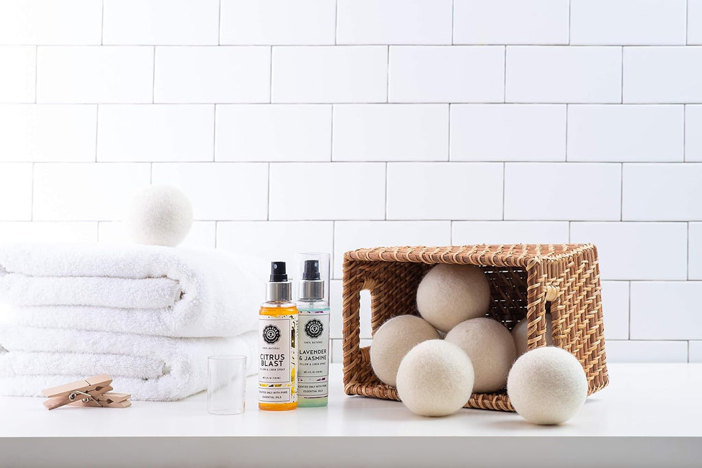 Wool Dryer Balls for use as Natural Fabric Softener