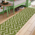 hicorfe Indoor Doormat,Front Back Door Mat Rubber Backing Non Slip Door Mats 20"x59" Absorbent Resist Dirt Entrance Doormat Inside Floor Mats for Entryway Washable Low-Profile(Sage Green)