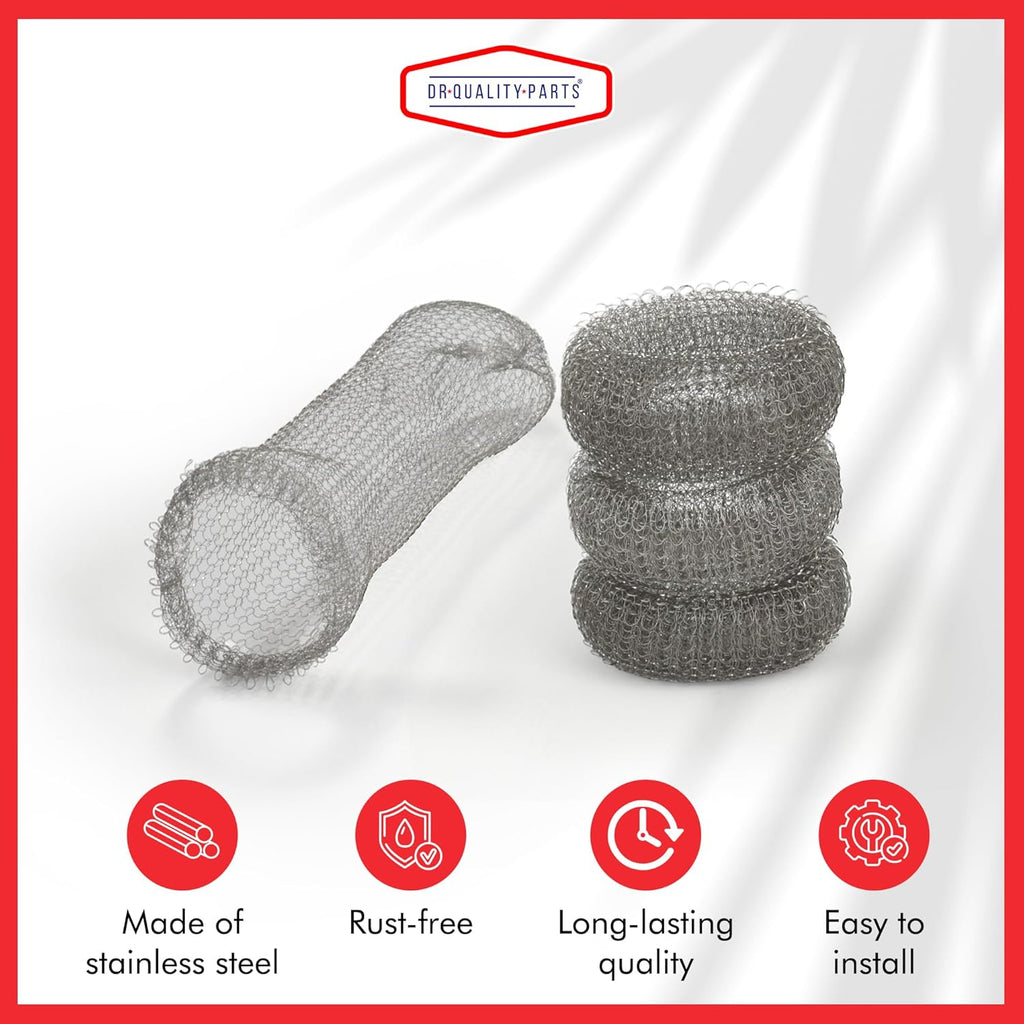 Washing Machine Lint Trap – Stainless Steel Hose Filter, Mesh Drain Catcher, Washer Sock Lint Remover, Rust-Free Snare Laundry Filter with Nylon Cable Ties, 29cmx6.5cm – 50-Pack
