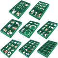 Jewelry Trays Organizer Set of 8 Stackable Jewellry Organizer Trays for Drawers Jewelryy Display Necklace Earring Bracelet