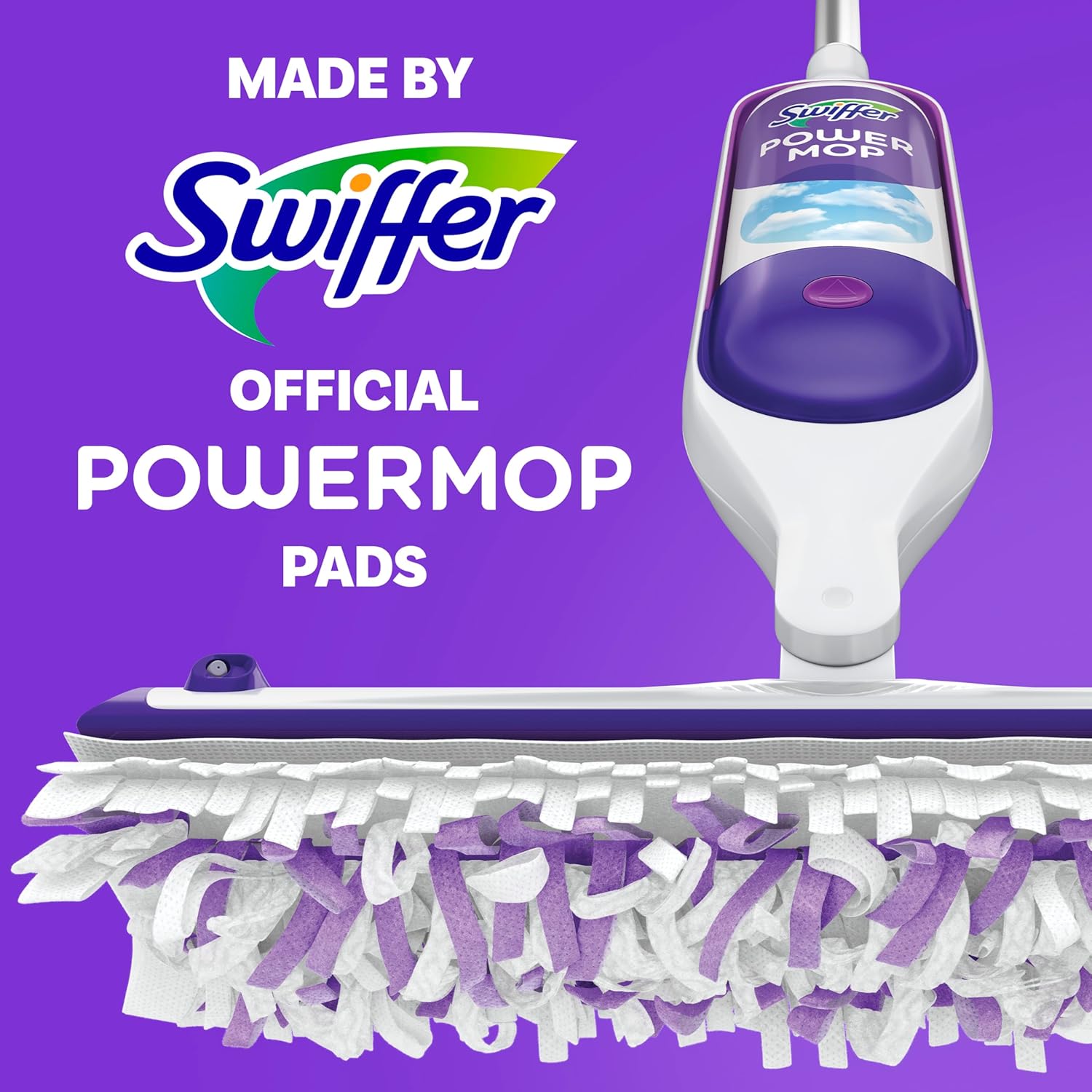 Swiffer PowerMop Multi-Surface Mopping Pad Refills, Made by Swiffer, for Floor Cleaning, 11 Count (Pack of 2)