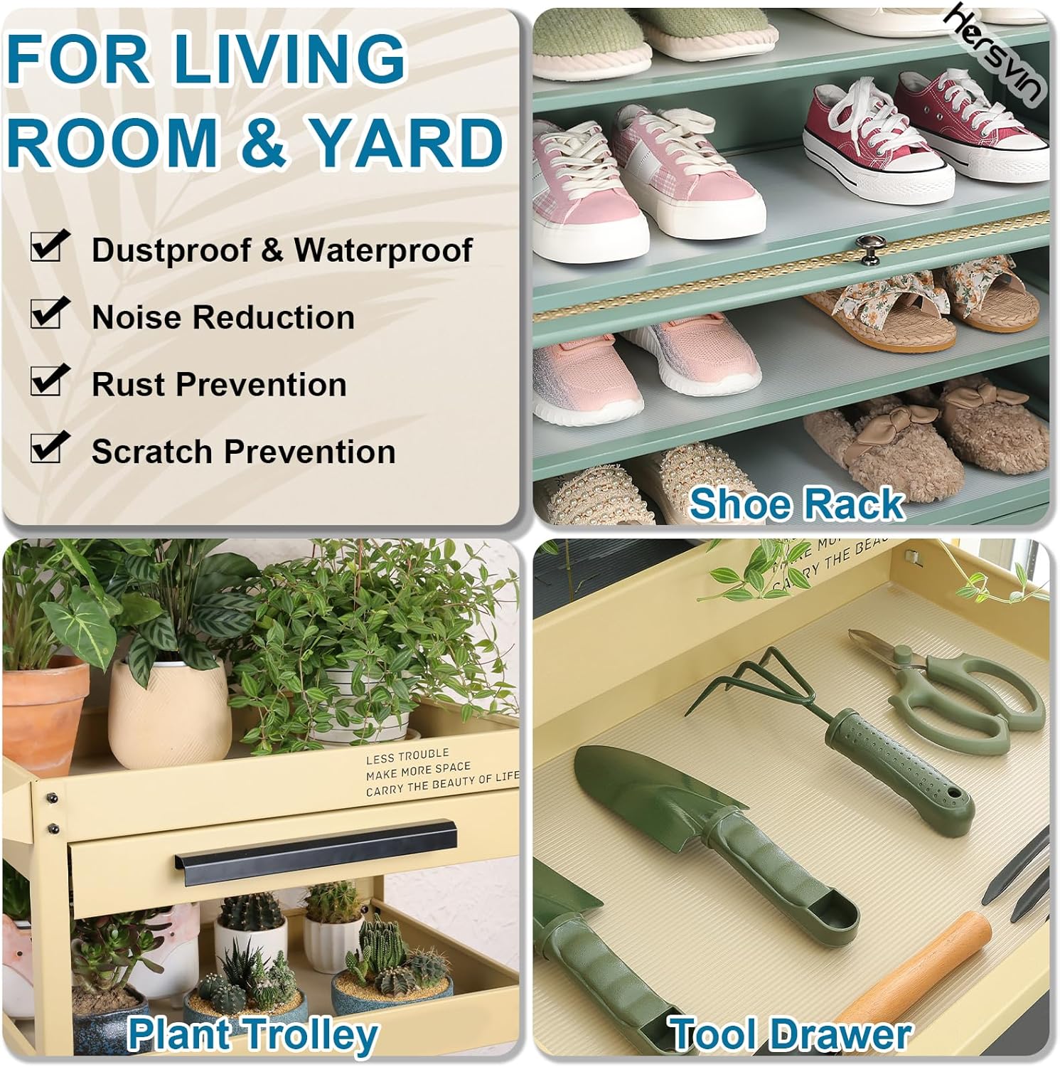 Shelf Liners 18 in x 20 ft EVA Drawer Mats, Non-Adhesive Cupboard Protector, Kitchen Cabinet Lining Fridge Liner (Clear Stripe, 45.3x610cm)
