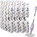 F Flammi Heavy-Duty Steam Mop Replacement Pad for Shark Steam Pocket Mop S3501 S3601 S2901 S2902 S3550 S3801 S3901 SE450 S3601D S3901D for All Hard Floors Soft Scrub Mop Pad for Shark