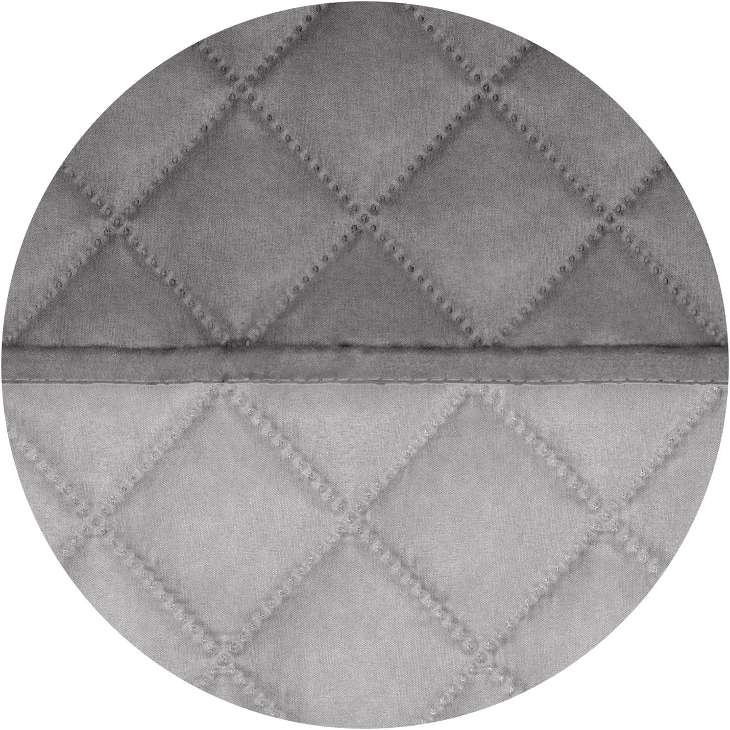 PureFit Reversible Quilted Sofa Cover, Water Resistant Slipcover Furniture Protector, Washable Couch Cover with Non Slip and Elastic Straps for Kids, Dogs, Pets (Oversized Recliner, Gray/Light Gray)