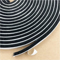 Window Weather Stripping Brush for Sliding Door Frame, Pile Self Adhesive Weather Strip Seal Strip Sealer Soundproofing (65ft x11/32 Backing x 3/16 Brush inch, Black)