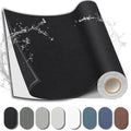 Fabric Repair Patch, 17X79 Inch Fabric Large Repair Tape, Self-Adhesive Patches for Furniture, Sofa, Car Interior, Shoes, Hand Bag, Clothing (Black, 17X79 Inch)