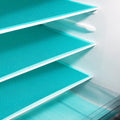 24Pcs Refrigerator Liners, Washable Fridge Liner Mats Covers Pads for Glass Shelf Cupboard Cabinet Drawer Home Kitchen Accessories Organization (Blue)