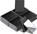 Zonon 16 Pieces Door Corner Seal Weatherstripping Exterior Door Frame Seal Draft Stopper Adhesive Corner Pads for Weather Stripping and Draft Protection (Black)