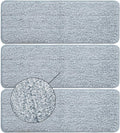 Bulletproof Microfiber Mop Replacement Heads - Washable Pads for Floor Cleaning Compatible with Tethys & Most 11” - 13” Flat Squeeze Mops for Wet/Dry Mopping, Sanitizing, and Scrubbing Hardwood