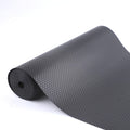 Cabinet Shelf Liners 15 Inch Wide X 20 Ft Kitchen Drawer Liner Non-Adhesive Pantry Cupboard Liner Non-Slip Waterproof & Oil-Proof Refrigerator Shelf Liners Strong Grip Drawer Mat(Black)